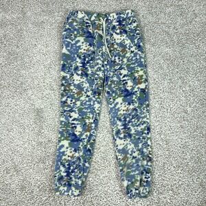 Parks Project Pants Mens Medium Blue Camo Fleece Joggers Sweatpants Yosemite